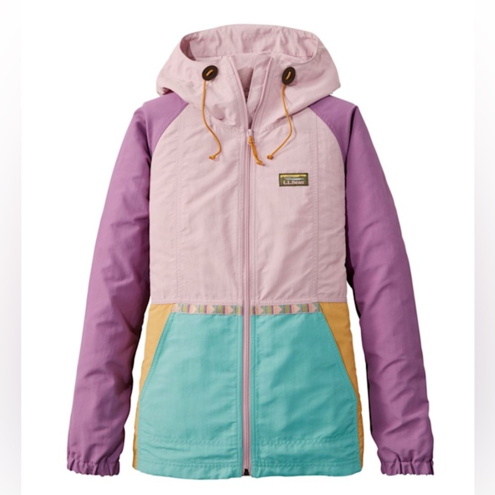 LL Bean Mountain Classic Anorak 🦄 Multi Pastel
